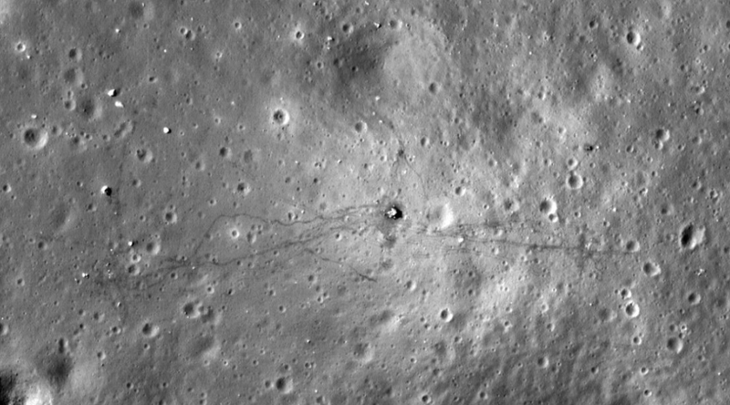 Illustration for article titled Here's How Far The Apollo 17 Astronauts Drove On The Moon